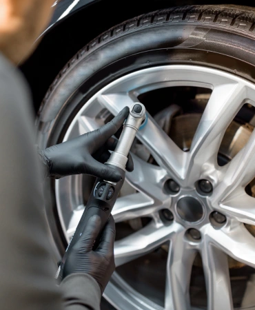 Professional tyre replacement UAE