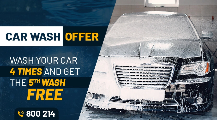 Free 5th Car Wash Offer