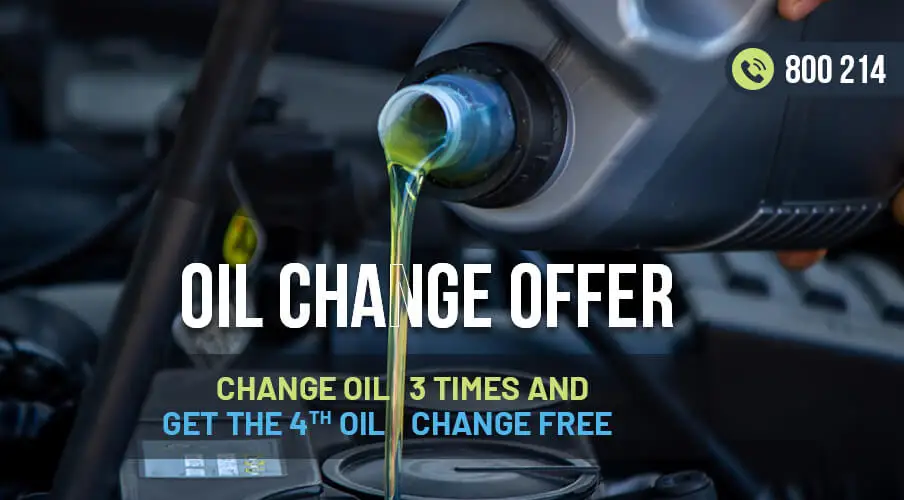 Free 4th Oil Change Offer