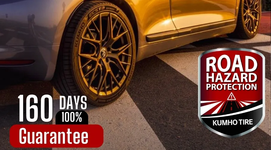 Kumho tyres 160-day warranty