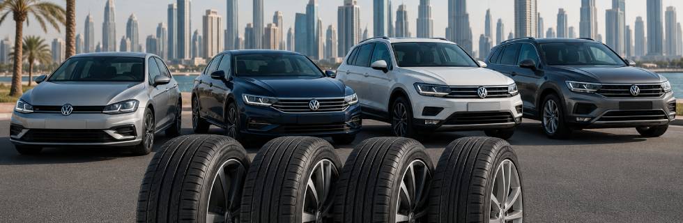 Top Tyres for Volkswagen Cars in Dubai (Golf, Passat, Tiguan & More)