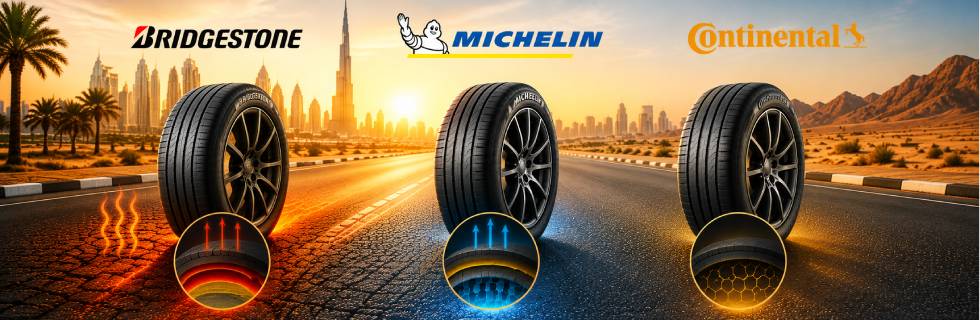 UAE Road Heat Comparison: Bridgestone, Michelin And Continental