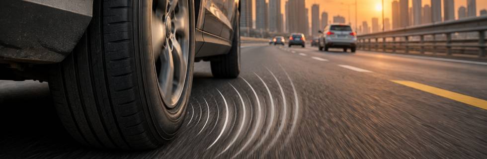 What Causes Loud Tyre Noise on Highways? (UAE Driving Guide)